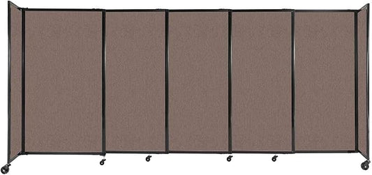 Versare Straightwall Sliding Portable Wall Partition | Freestanding Office by VERSARE