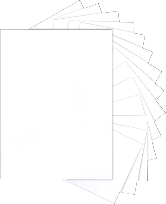 Silunkia 40 Sheets White Cardstock 8.5 x 11 Printer Paper, 75lb White Paper by Silunkia