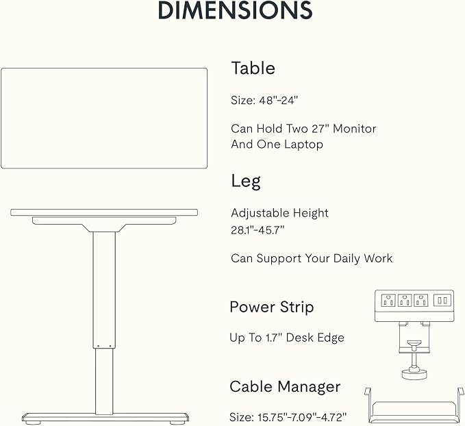 FLEXISPOT EN2 Whole-Piece Standing Desk - Image 8
