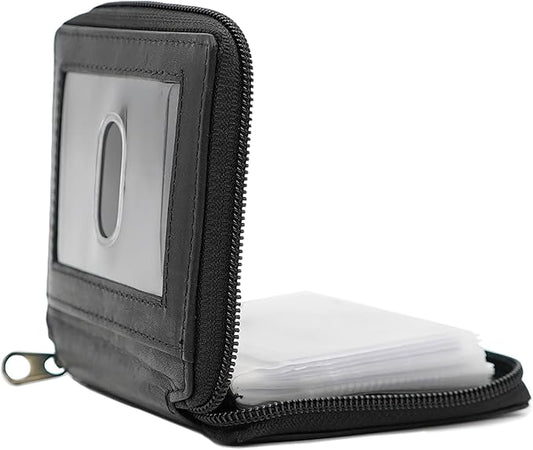 ag wallets Mens Zip Around Leather Wallet by AGWallets