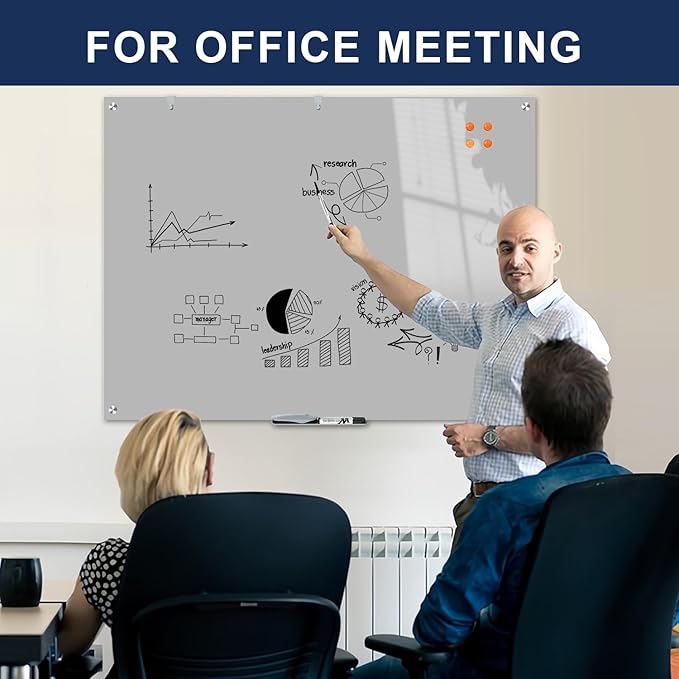 TSJ OFFICE Glass Dry-Erase Board - Image 6