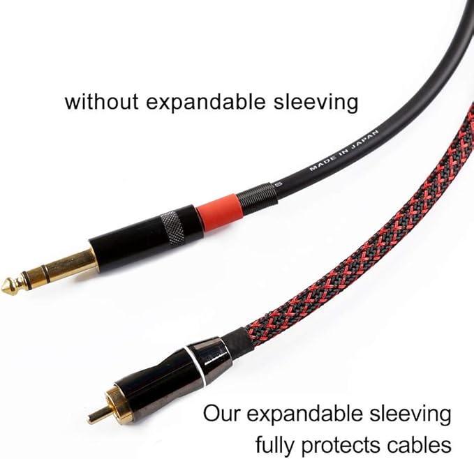 100ft - 1/2 inch PET Expandable Braided Sleeving – BlackRed – Alex Tech Braided - Image 2