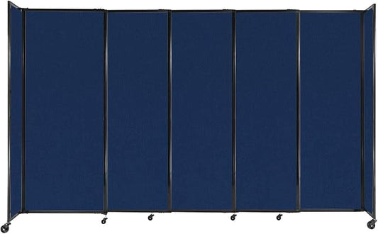 Versare Straightwall Sliding Portable Wall Partition | Freestanding Office by VERSARE