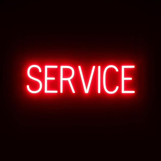 SpellBrite SERVICE Sign | Directional Sign by SpellBrite