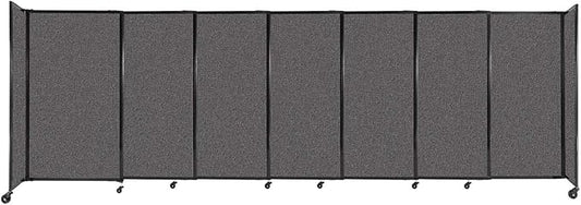 Versare Straightwall Sliding Portable Wall Partition | Freestanding Office by VERSARE