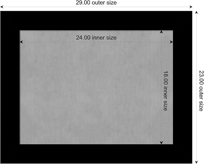 Amanti Art Black Framed Magnetic Board 23x29 Medium Vision Board - Image 4