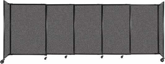Versare Straightwall Sliding Portable Wall Partition | Freestanding Office by VERSARE