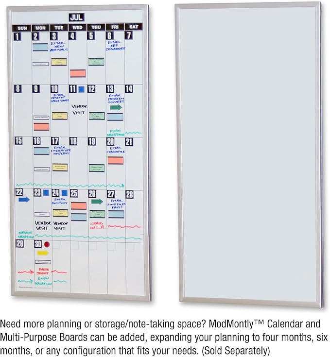 Ultimate Office Magnetic Dry-Erase Whiteboard ModMonthly Planning Calendars - Image 5