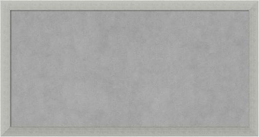 Amanti Art Silver Framed Magnetic Board 14x26 Small Vision Board by AmantiArt
