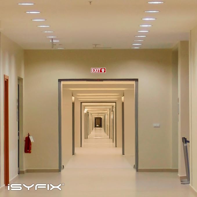 iSYFIX Exit Signs Stickers 2 Pack 12x4 Inch - Image 7