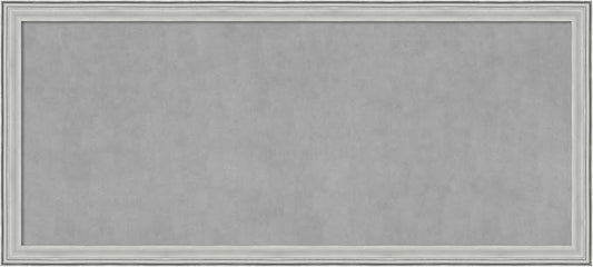 Amanti Art Silver Framed Magnetic Board 23x51 Oversize Vision Board by AmantiArt