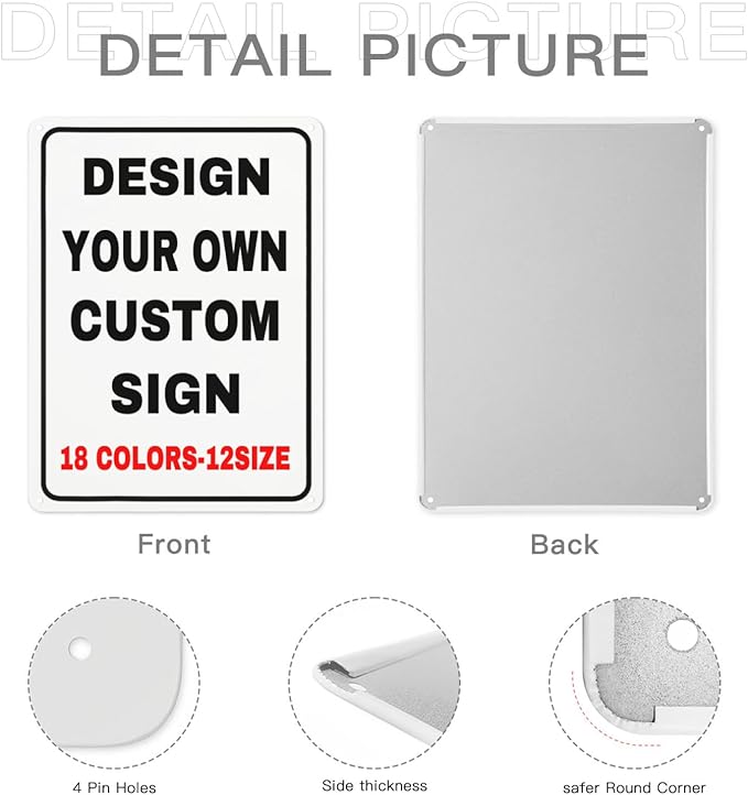 Custom Outdoor Metal Personalized Signs - Image 6
