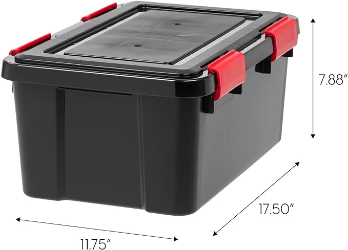 IRIS USA WeatherPro 19 Qt Storage Bins - Image 2