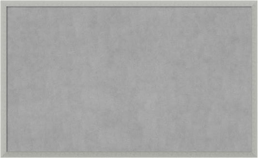 Amanti Art Silver Framed Magnetic Board 26x42 Large Vision Board by AmantiArt