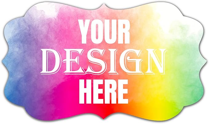 Custom 100-500 Stickers with Any Image Logo and Text. Personalized Labels by LAUKIYE