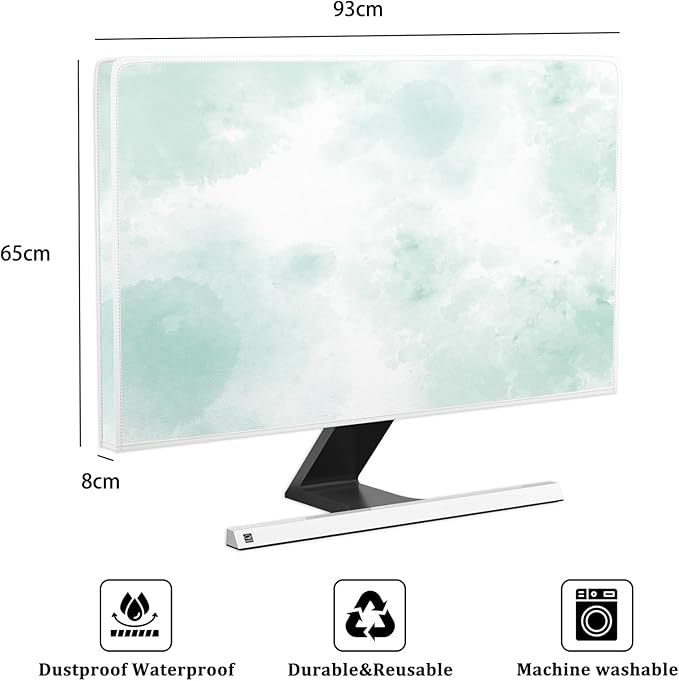 Baocicco Abstract Watercolor Waterproof TV Display Screen Cover 37, 39 Inch - Image 2
