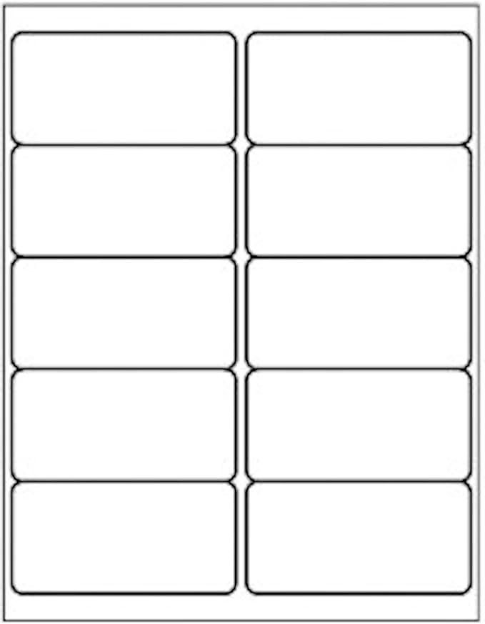 BESTEASY 2x4 Shipping Labels, FBA 10 Up Address mailing Labels, 100 Sheets by BESTEASYLABELPRINTER