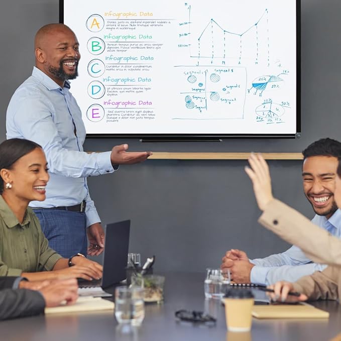 XIWODE Large 36x72 Inch Magnetic Dry Erase Whiteboard，Black Aluminum Frame - Image 5