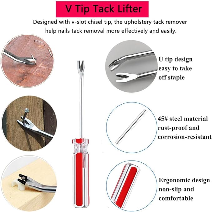 2pcs Upholstery Staple Remover Tool - Image 6