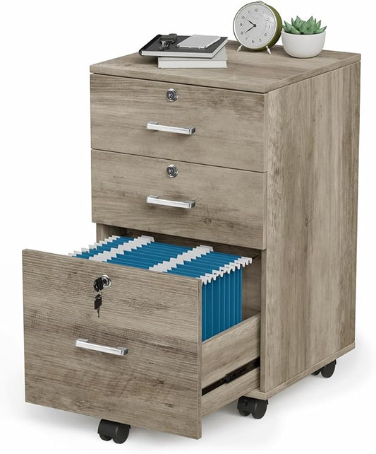 VINGLI 3-Drawer File Cabinet by VINGLI