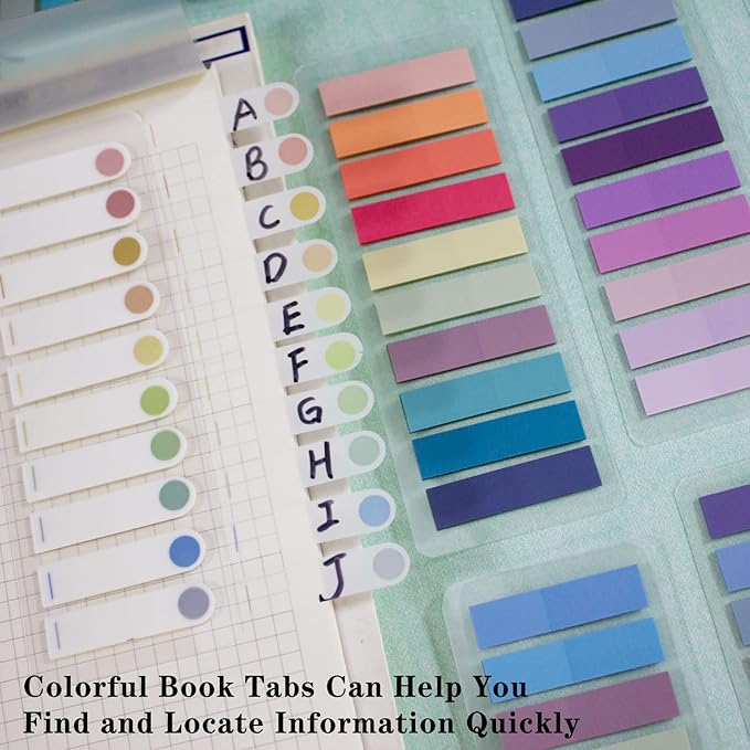 ELII 5400PCS Books Tabs for Annotating, Sticky Tabs Clear Sticky Notes - Image 5