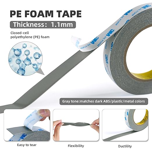 Double Sided Foam Tape 0.75in×20Ft 2 Pack, Heavy Duty Mounting Tape Made of 3M - Image 2