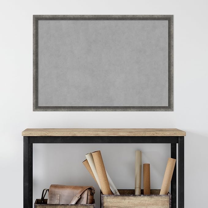 Amanti Art Grey Framed Magnetic Board 26x38 Large Vision Board - Image 6