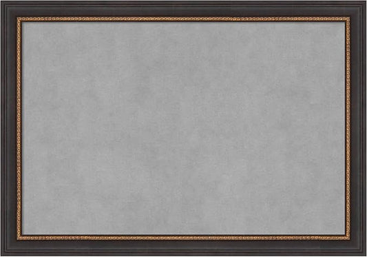 Amanti Art Black Framed Magnetic Board 19x27 Medium Vision Board by AmantiArt