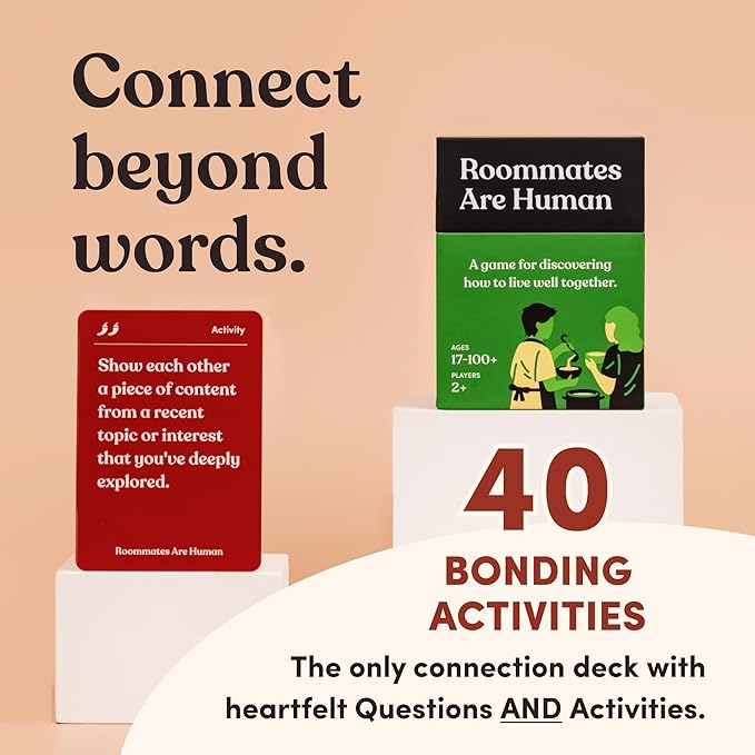 Roommates are Human | 140 Conversation Cards to Help You Get to Know Your - Image 6