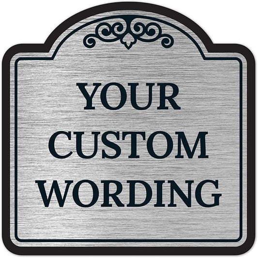 Custom Decorative Sign, Personalized Metal Sign by SigoSigns