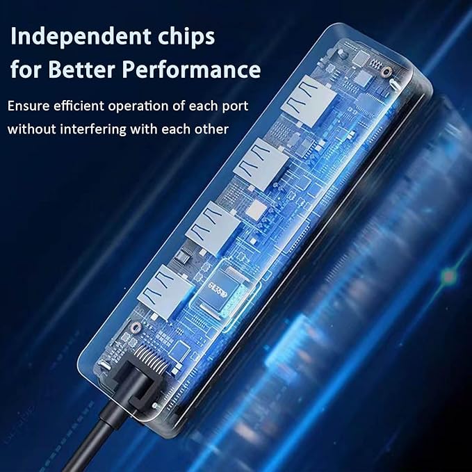 USB 3.0 Hub, VIENON USB Hub - Image 6