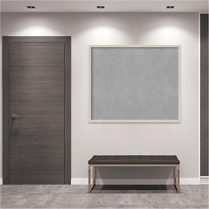 Amanti Art Silver Framed Magnetic Board 42x50 Oversize Vision Board - Image 6