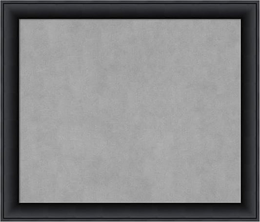 Amanti Art Black Framed Magnetic Board 23x27 Medium Vision Board by AmantiArt