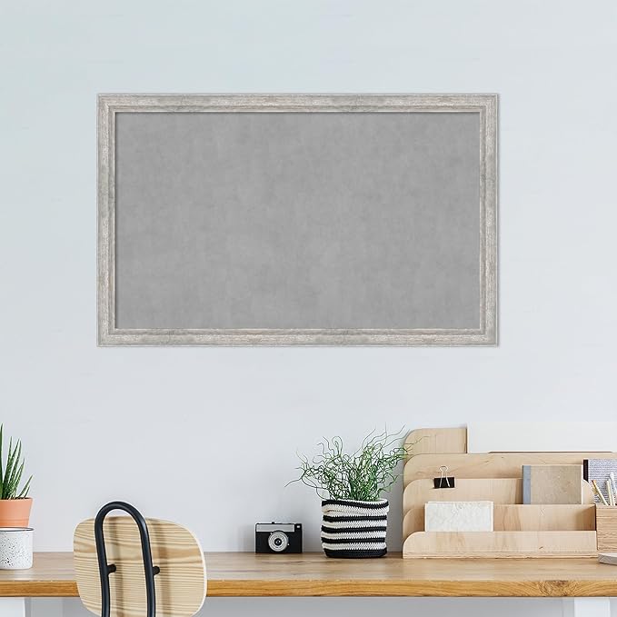Amanti Art Silver Framed Magnetic Board 27x43 Large Vision Board - Image 6