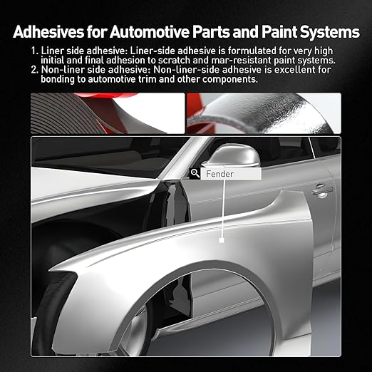Automotive Acrylic Plus Attachment Tape 0.55" x 18Ft Made of 3M Pack of 2 - Image 6