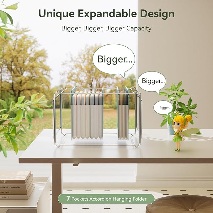 EcoStash Wheat Straw Expanding Hanging File Folders, File Organizer, 1.2" - Image 5