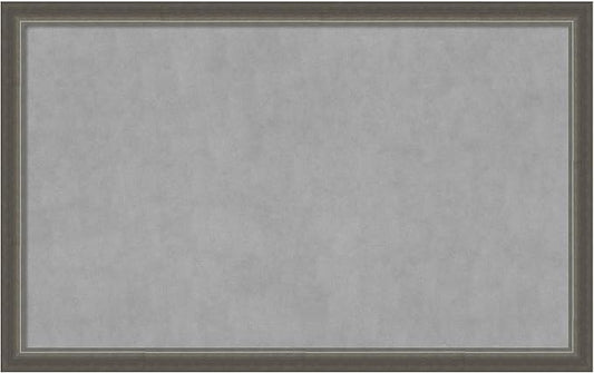 Amanti Art Silver Framed Magnetic Board 27x43 Large Vision Board by AmantiArt