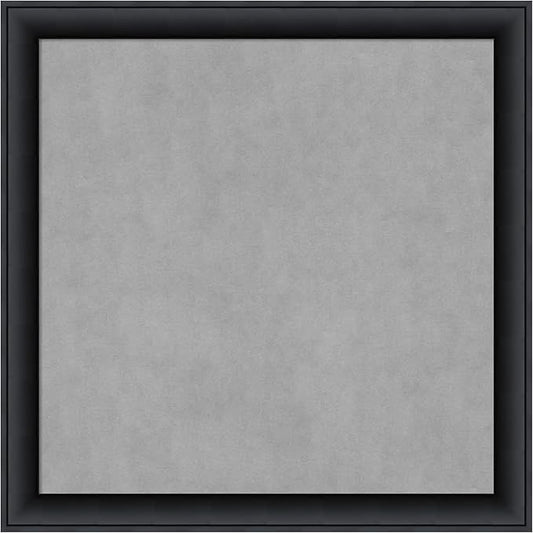 Amanti Art Black Framed Magnetic Board 27x27 Medium Vision Board by AmantiArt