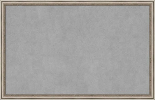 Amanti Art Silver Framed Magnetic Board 22x34 Large Vision Board by AmantiArt