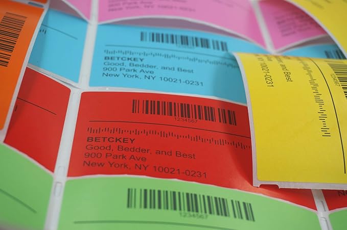 BETCKEY - 3" x 1.5" Barcode Shipping & Address Labels Compatible - Image 5