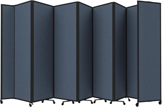 Versare Room Divider 360 Portable Wall Partition | Folding Panels | Large by VERSARE