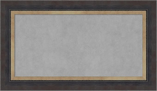 Amanti Art Black Framed Magnetic Board 17x29 Small Vision Board by AmantiArt
