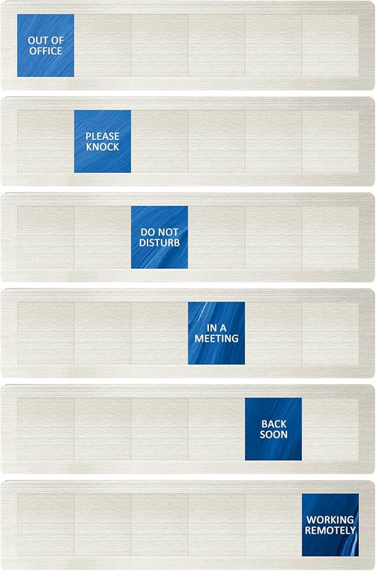 Privacy Door Sign, Do Not Disturb/Please Knock/Out of Office/in a Meeting/Back by LoYinLo