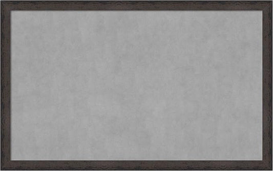 Amanti Art Black Framed Magnetic Board 27x43 Large Vision Board by AmantiArt