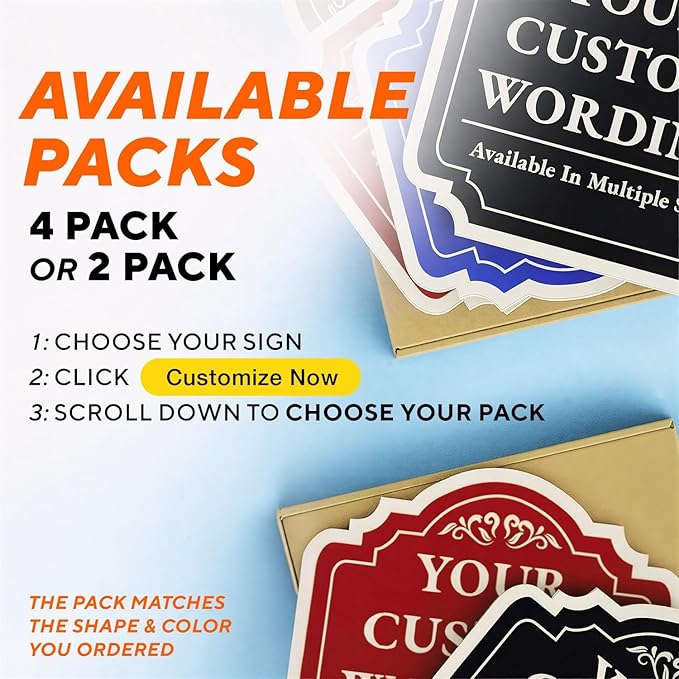 Custom Outdoor Metal Signs, Personalized Aluminum Sign - Image 4