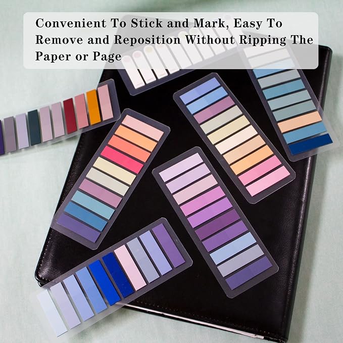 ELII 5400PCS Books Tabs for Annotating, Sticky Tabs Clear Sticky Notes - Image 3