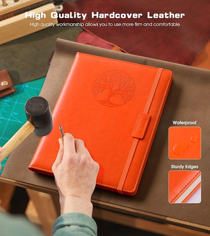 Biuwory Lined Journal Notebook for Women Men, 256 Pages B5 Large Hardcover - Image 3