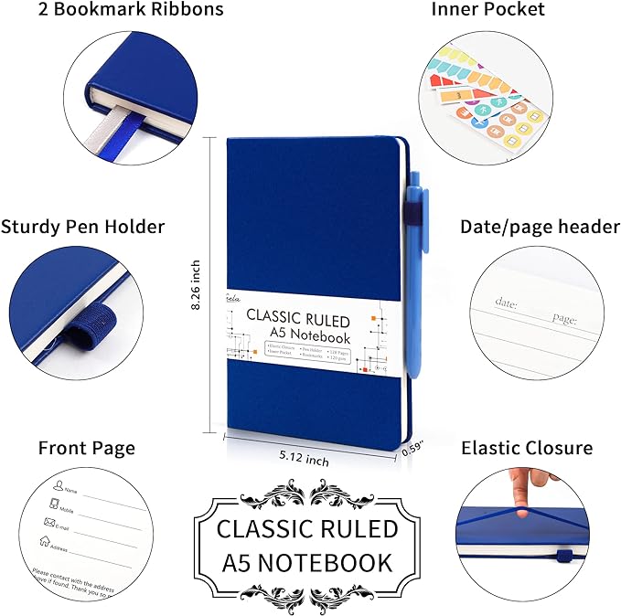 feela 5 Pack Journal Notebook Bulk - Image 2