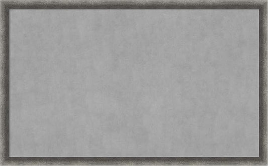 Amanti Art Grey Framed Magnetic Board 26x42 Large Vision Board by AmantiArt