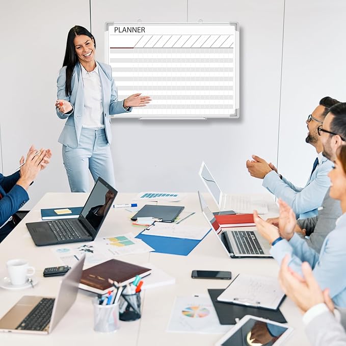 Lincia Aluminum Frame Dry Erase Board - Image 5